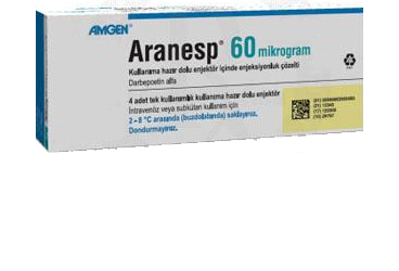 ARANESP 60 MCG/0,3 ML ENJEKSIYONLUK COZELTI ICEREN KULLANIMA HAZIR ENJEKTOR
